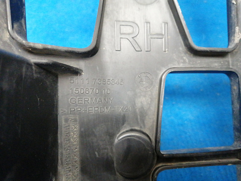 Фотография детали AA031204; Кронштейн переднего бампера правый под ПТФ (51117385346) для BMW 5 серия G30 G31/БУ; Оригинал; Р1, Мелкий дефект; . Фото номер 13