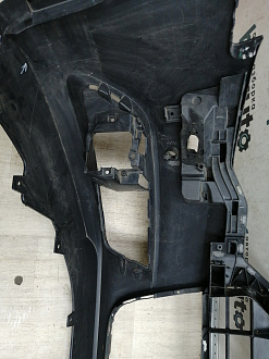 AA045631; Бампер передний; под паркт.; под омыват. (4G0 807 437) для Audi A6 C7/БУ; Оригинал; Р1, Мелкий дефект; 