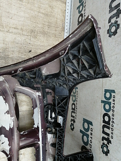 BA000095; Бампер передний; под паркт.; под омыват. (A2048850025) для Mercedes-Benz C-klasse III (W204) (2006-2011)/БУ; Оригинал; Р1, Мелкий дефект; 