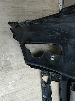 AA045971; Бампер передний; под паркт.; без омыват. (52119-0E350) для Toyota Highlander III рест. (2016 — 2019)/БУ; Оригинал; Р2, Удовлетворительное; 