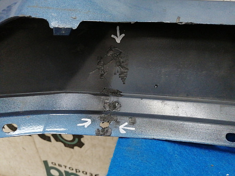 Фотография детали AA026767; Накладка на решетку радиатора (KB8A-507E1) для Mazda CX-5 II (2017-н.в.)/БУ; Оригинал; Р2, Удовлетворительное; . Фото номер 9