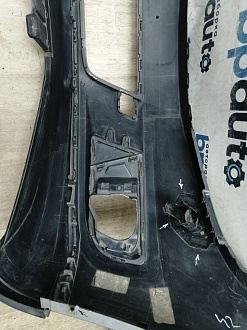 AA045677; Бампер передний, Sport-Style; без паркт.; под омыват. (5NU807221) для Volkswagen Tiguan I рест. (2011- 2016)/БУ; Оригинал; Р1, Мелкий дефект; 