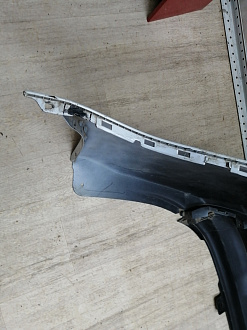 AA046111; Бампер задний; без паркт. (86611-4Y000) для Kia Rio III Sedan (2011- 2015)/БУ; Оригинал; Р1, Мелкий дефект; 