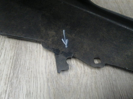 AA045771; Бампер передний; без паркт.; под омыват. (BGV450031) для Mazda 3 BL/БУ; Оригинал; Р2, Удовлетворительное; 