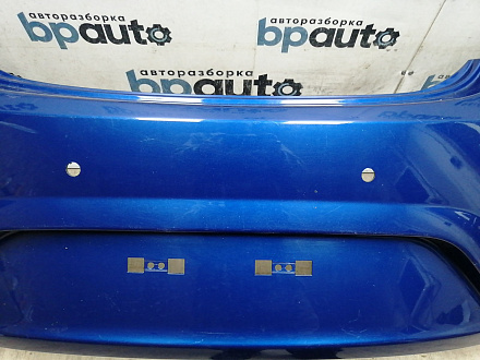 BA000148; Бампер задний; под паркт. (86611-4L200) для Hyundai Solaris I HB (2010- 2014)/БУ; Оригинал; Р1, Мелкий дефект; 