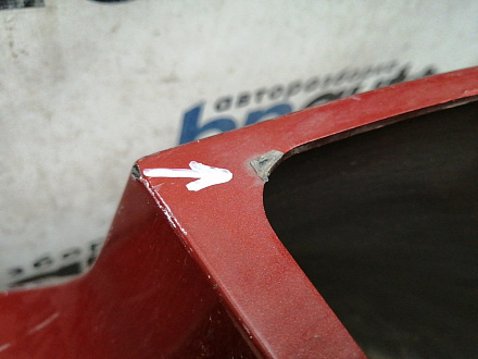 AA046122; Бампер задний; под паркт. (86611-4Y000) для Kia Rio III Sedan (2011- 2015)/БУ; Оригинал; Р1, Мелкий дефект; 