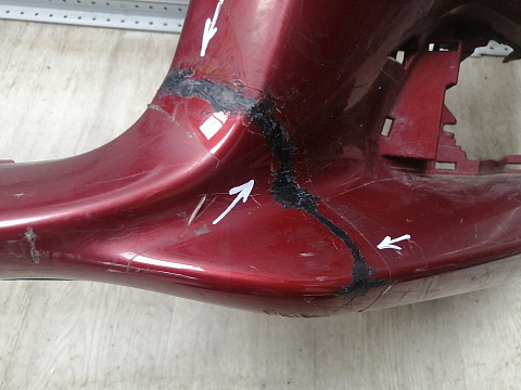 Фотография детали BA000242; Бампер передний; под паркт.; под омыват. (62022-4HB0H) для Infiniti Q50 (2013-2017)/БУ; Оригинал; Р2, Удовлетворительное; . Фото номер 4