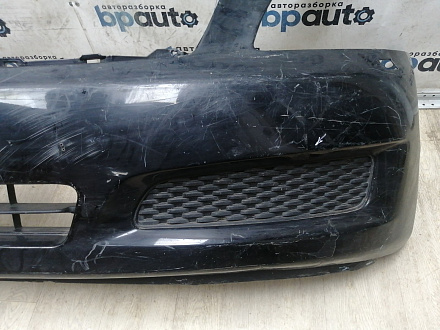 BA000218; Бампер передний, до 2010г; без паркт.; под омыват. (62022-JK60H) для Infiniti G (2006-2013)/БУ; Оригинал; Р1, Мелкий дефект; 