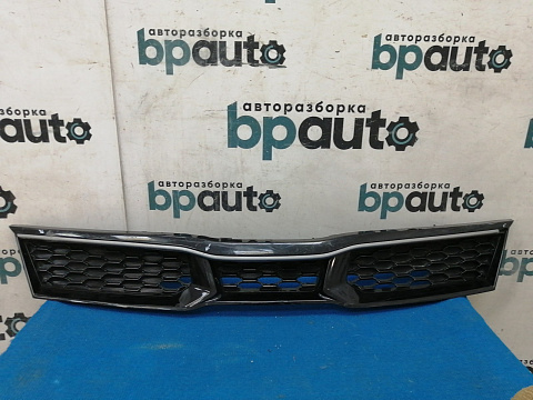 Фотография детали AA038719; Решетка радиатора (86350-H0900) для Kia Rio IV рест. X-Line HB (2020- н.в.)/БУ; Оригинал; Р2, Удовлетворительное; . Фото номер 1