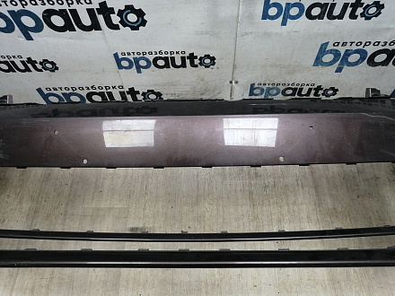 AA045688; Бампер передний; без паркт.; под омыват. (5СU807221A) для Volkswagen Jetta VI рест. (2015-2018)/БУ; Оригинал; Р1, Мелкий дефект; 