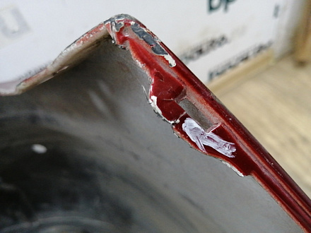 AA021145; Бампер задний; под паркт. (GS1M-50221) для Mazda 6 GH/БУ; Оригинал; Р2, Удовлетворительное; 