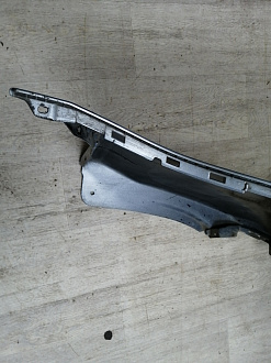 AA046118; Бампер задний; без паркт. (86611-4Y000) для Kia Rio III Sedan (2011- 2015)/БУ; Оригинал; Р1, Мелкий дефект; 