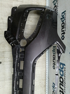 AA044980; Бампер передний; без паркт.; под омыват. (86511-2W000) для Hyundai Santa Fe III (2012 - 2015)/БУ; Оригинал; Р1, Мелкий дефект; 