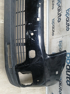 AA045949; Бампер передний; под паркт.; под омыват. (52119-0E220) для Toyota Highlander III (2014 — 2016)/БУ; Оригинал; Р1, Мелкий дефект; 