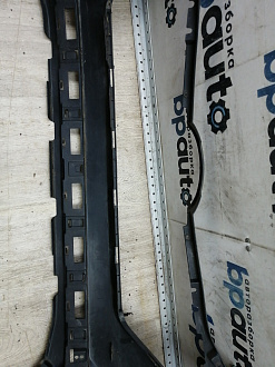 AA044980; Бампер передний; без паркт.; под омыват. (86511-2W000) для Hyundai Santa Fe III (2012 - 2015)/БУ; Оригинал; Р1, Мелкий дефект; 