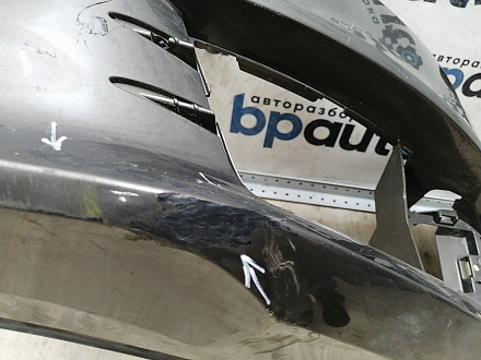 BA000164; Бампер передний; под паркт.; под омыват. (4G0 807 437) для Audi A6 C7/БУ; Оригинал; Р1, Мелкий дефект; 