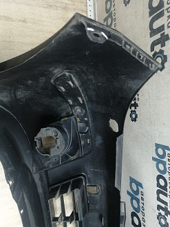 AA045991; Бампер передний; без паркт.; под омыват. (62022-EM00H) для Nissan Tiida/БУ; Оригинал; Р1, Мелкий дефект; 