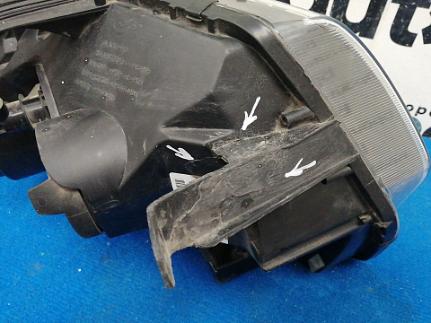 Фотография детали AA039515; Фара галоген левая, черный отражатель (260605020R) для Renault Duster I рест. (2015-2021)/БУ; Оригинал; Р2, Удовлетворительное; . Фото номер 13
