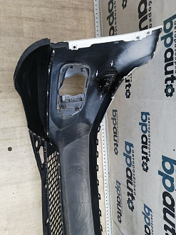 AA045684; Бампер передний, Track-Field; без паркт.; под омыват. (5N0807221T) для Volkswagen Tiguan I рест. (2011- 2016)/БУ; Оригинал; Р1, Мелкий дефект; 