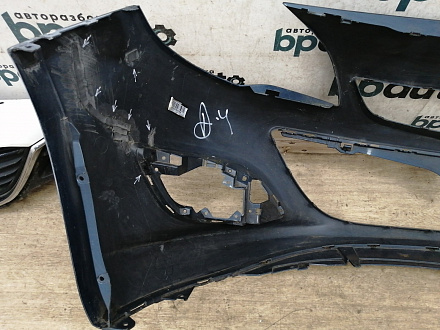 AA034148; Бампер передний; без паркт.; без омыват. (13368660) для Opel Astra/БУ; Оригинал; Р1, Мелкий дефект; 