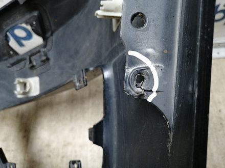 AA045425; Бампер передний, AMG; под паркт.; под омыват. (A2048807847) для Mercedes-Benz C-klasse III рест. (W204) (2011-2015)/БУ; Оригинал; Р1, Мелкий дефект; 