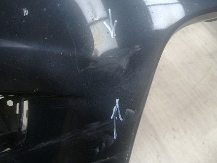 AA045761; Бампер передний, AMG; под паркт.; под омыват. (A1668856425) для Mercedes-Benz GL-klasse II (X166) (2012-2016)/БУ; Оригинал; Р1, Мелкий дефект; 