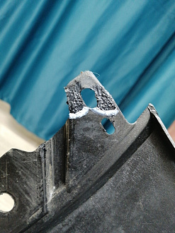 AA045830; Бампер передний; под паркт.; под омыват. (KD45-50031) для Mazda CX-5/БУ; Оригинал; Р2, Удовлетворительное; 