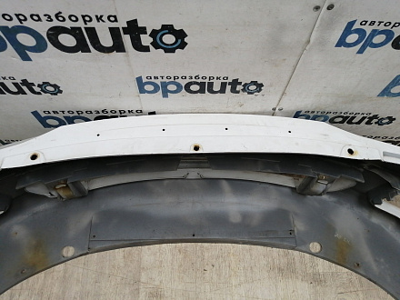 AA045386; Бампер передний; без паркт.; без омыват. (1Z0 807 221 M) для Skoda Octavia/БУ; Оригинал; Р1, Мелкий дефект; 