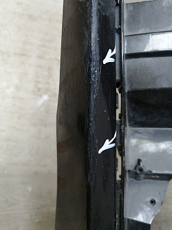 AA045818; Бампер передний; под паркт.; под омыват. (3C8807221F) для Volkswagen Passat CC рест. (2012-2017)/БУ; Оригинал; Р1, Мелкий дефект; 