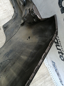 AA044862; Бампер задний; без паркт. (6410D125) для Mitsubishi Pajero Sport III (2015-2020)/БУ; Оригинал; Р1, Мелкий дефект; 