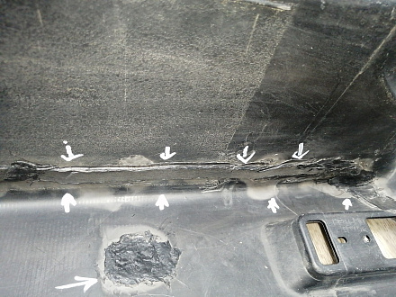 AA044779; Бампер задний, 5-ти дверка; без паркт. (71811-77K10) для Suzuki Grand Vitara/БУ; Оригинал; Р2, Удовлетворительное; 