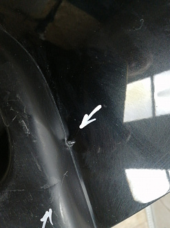 BA000202; Бампер задний; без паркт. (85022-JU14H) для Nissan X-Trail T31/БУ; Оригинал; Р1, Мелкий дефект; 