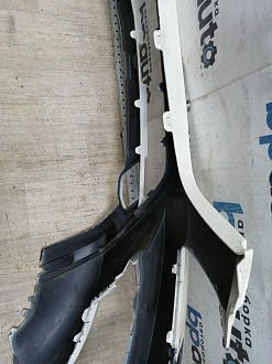 AA046105; Бампер передний, AMG; под паркт.; под омыват. (A1668803140) для Mercedes-Benz M-klasse III (W166) (2011-2015)/БУ; Оригинал; Р1, Мелкий дефект; 