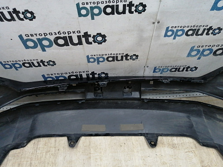 AA045327; Бампер передний; под паркт.; под омыват. (52119-60M50) для Toyota Land Cruiser 200 рест.2 (2015 - 2021)/БУ; Оригинал; Р1, Мелкий дефект; 