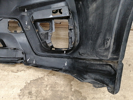 AA036957; Бампер передний; без паркт.; под омыват. (57704-SJ000) для Subaru Forester V (2018-2021)/БУ; Оригинал; Р2, Удовлетворительное; 