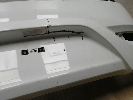 AA045614; Бампер задний; без паркт. (86611-4L200) для Hyundai Solaris I HB (2010- 2014)/БУ; Оригинал; Р2, Удовлетворительное; 