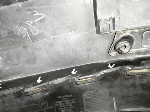 Фотография детали AA045390; Бампер передний; под паркт.; без омыват. (84393328) для Cadillac Escalade V (2020—2024)/БУ; Оригинал; Р1, Мелкий дефект; . Фото номер 26