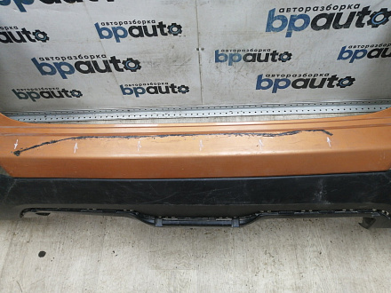 BA000136; Бампер задний; без паркт. (86611-M0000) для Hyundai Creta I (2016-2021)/БУ; Оригинал; Р2, Удовлетворительное; 