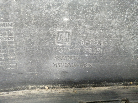 AA045052; Бампер передний; под паркт.; под омыват. (95122388) для Opel Mokka (2012 - 2015)/БУ; Оригинал; Р1, Мелкий дефект; 