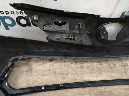 AA038095; Бампер передний; без паркт.; под омыват. (52119-4A904) для Toyota Rav4 40 (2013 — 2015)/БУ; Оригинал; Р1, Мелкий дефект; 