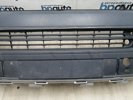 AA045717; Бампер передний; без паркт.; без омыват. (7E0807221) для Volkswagen/БУ; Оригинал; Р1, Мелкий дефект; 