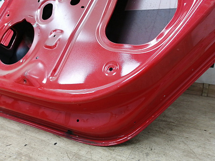 AA011223; Дверь задняя правая (6R4 833 056 J) для Volkswagen Polo V Hatchback (2009-2013)/БУ; Оригинал; Р0, Хорошее; (LY3D) Красный