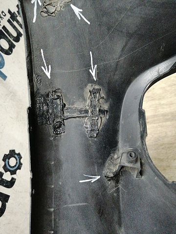 Фотография детали AA045676; Бампер передний; без паркт.; без омыват. (86511-E6700) для Hyundai Sonata VII (LF) рест. (2017-2019)/БУ; Оригинал; Р2, Удовлетворительное; . Фото номер 23