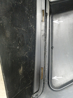 AA045254; Бампер передний; без паркт.; без омыват. ( BB5317C831) для Ford Explorer V (2011-2015)/БУ; Оригинал; Р1, Мелкий дефект; 