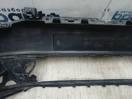 AA044500; Бампер передний; без паркт.; под омыват. (6R0807221) для Volkswagen Polo V Hatchback (2009-2013)/БУ; Оригинал; Р1, Мелкий дефект; 