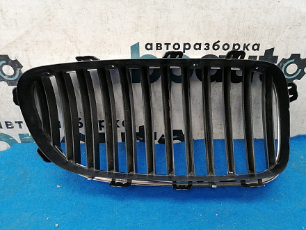 AA031466; Решетка радиатора левая, 12 перемычек (51137200727) для BMW 5 серия F10 F11/БУ; Оригинал; Р2, Удовлетворительное; 