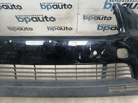 AA045949; Бампер передний; под паркт.; под омыват. (52119-0E220) для Toyota Highlander III (2014 — 2016)/БУ; Оригинал; Р1, Мелкий дефект; 