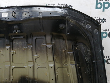 AA017801; Капот ( 53301-60590) для Toyota Land Cruiser/БУ; Оригинал; Р1, Мелкий дефект; (218) Черный перламутр