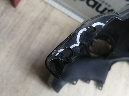 AA045777; Бампер передний; без паркт.; под омыват. (52119-42730) для Toyota Rav4 30 рест. V 2.4 (2009 - 2010)/БУ; Оригинал; Р1, Мелкий дефект; 