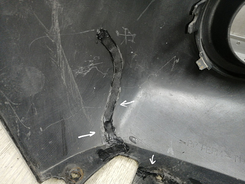 Фотография детали AA045158; Бампер передний; без паркт.; под омыват. (62022-EB340) для Nissan Pathfinder III (2004-2010)/БУ; Оригинал; Р2, Удовлетворительное; . Фото номер 14